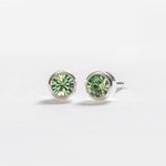 August – Peridot Bezel Set - Caress Ltd