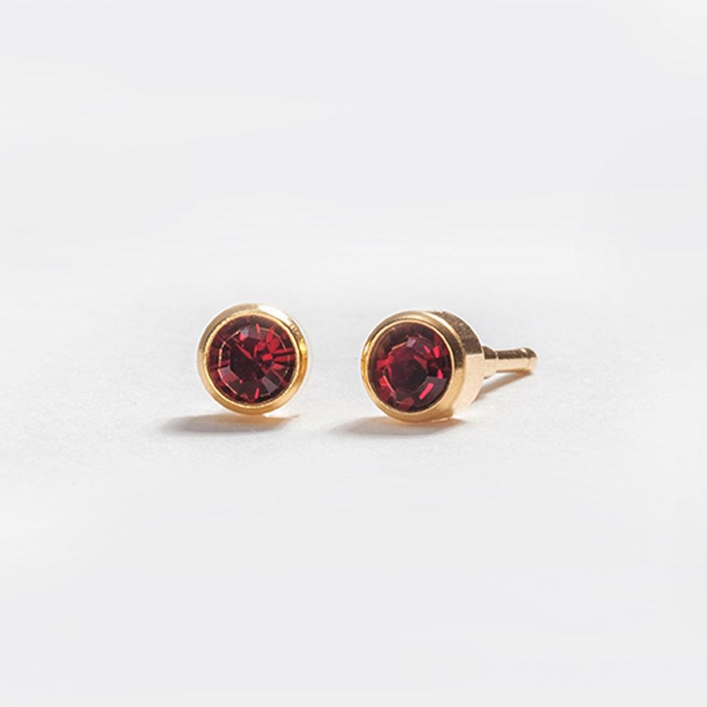 January – Garnet Bezel Set - Caress Ltd