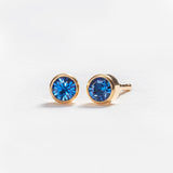 September – Sapphire Bezel Set - Caress Ltd