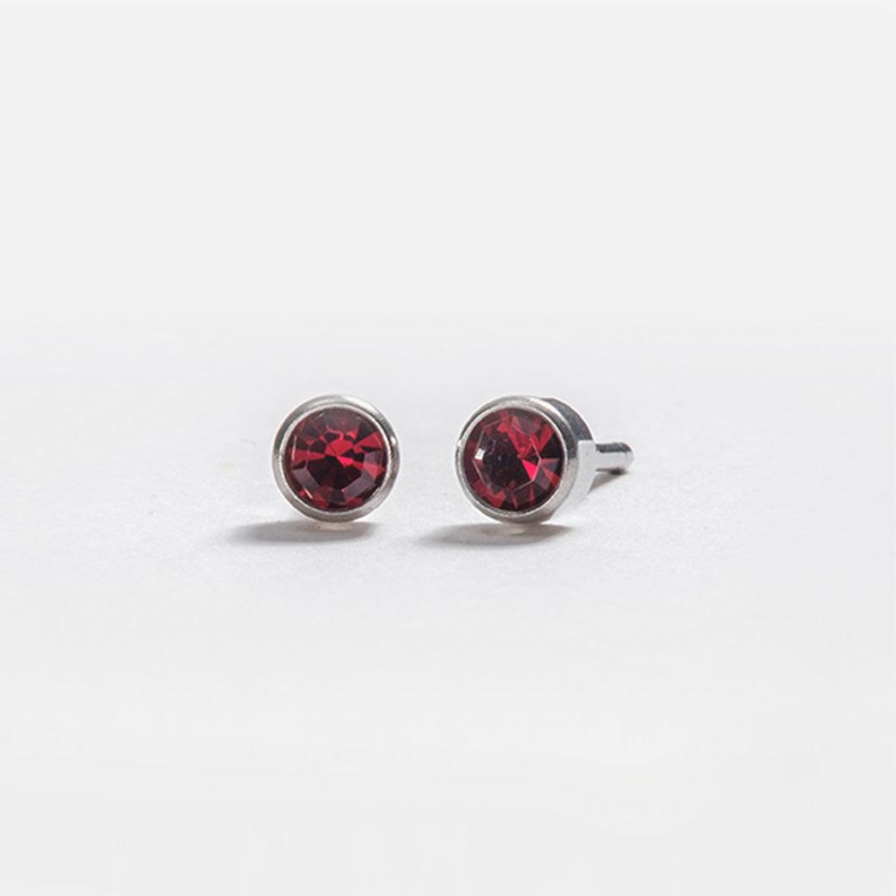 January – Garnet Bezel Set - Caress Ltd