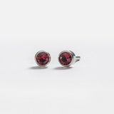 January – Garnet Bezel Set - Caress Ltd