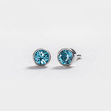 March – Aquamarine Bezel Set - Caress Ltd